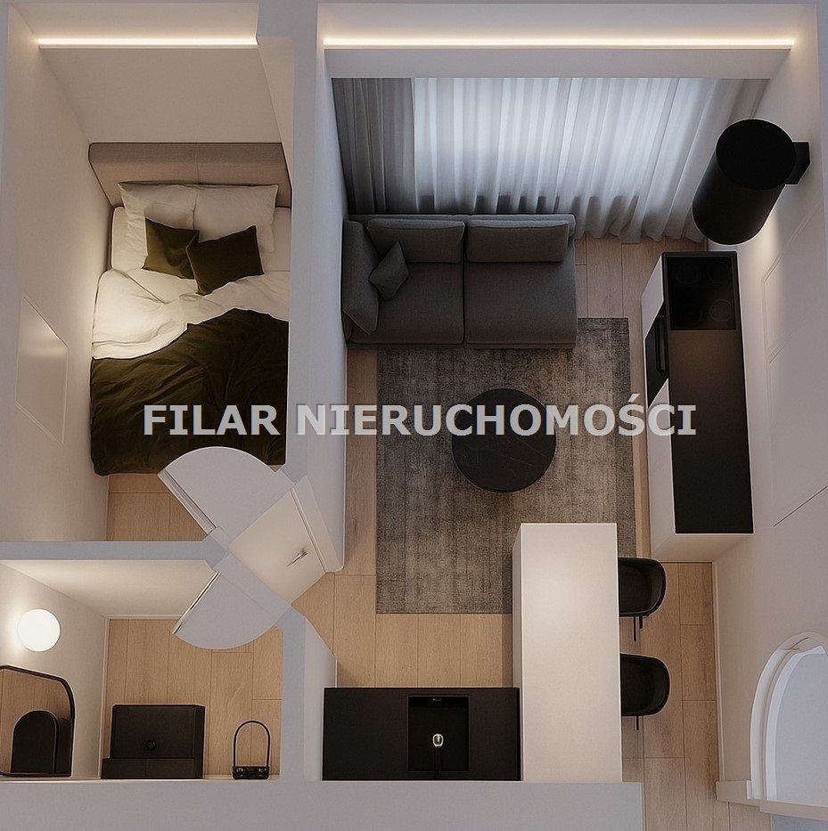 Kawalerka na sprzedaż Lubin, Centrum  25m2 Foto 1