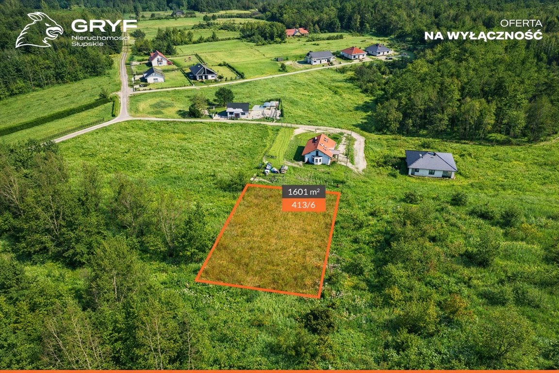 Działka 1601 m² w Dębnicy Kaszubskiej – spokój i naturę Dębnica Kaszubska  1 601m2 Foto 1