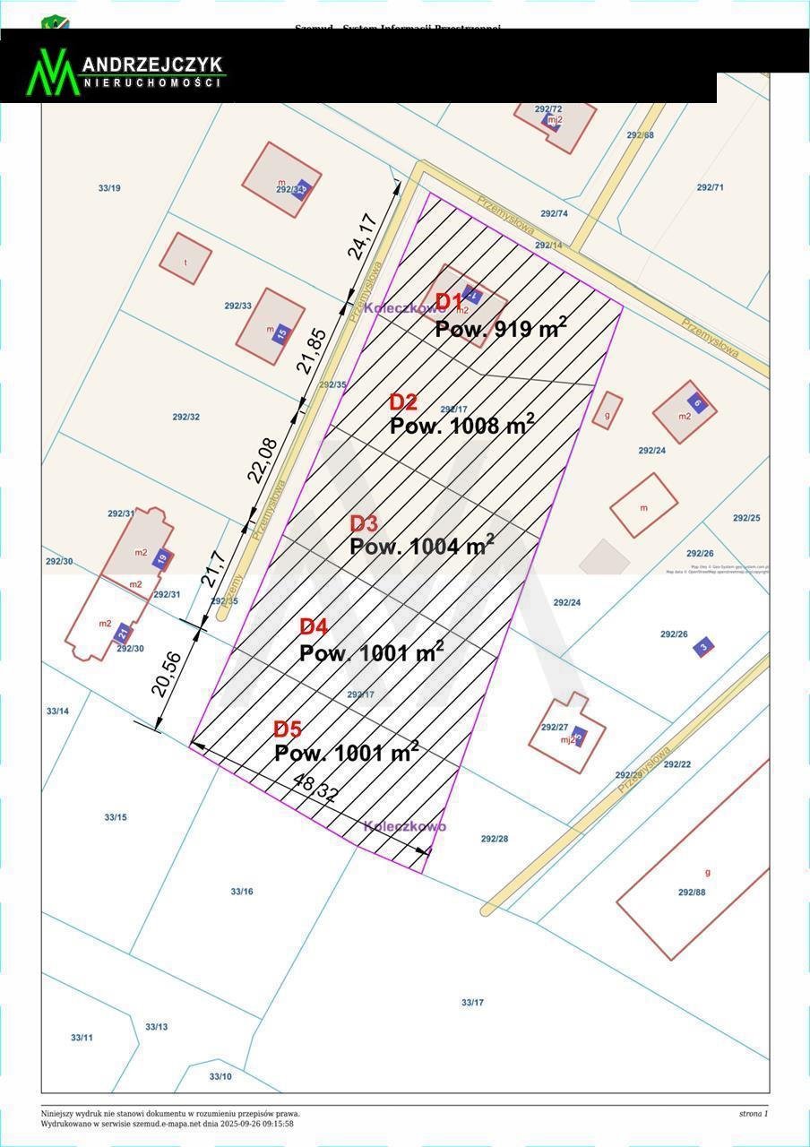 Działka budowlana na sprzedaż Koleczkowo, Centrum, centrum, Przemysłowa  1 100m2 Foto 1