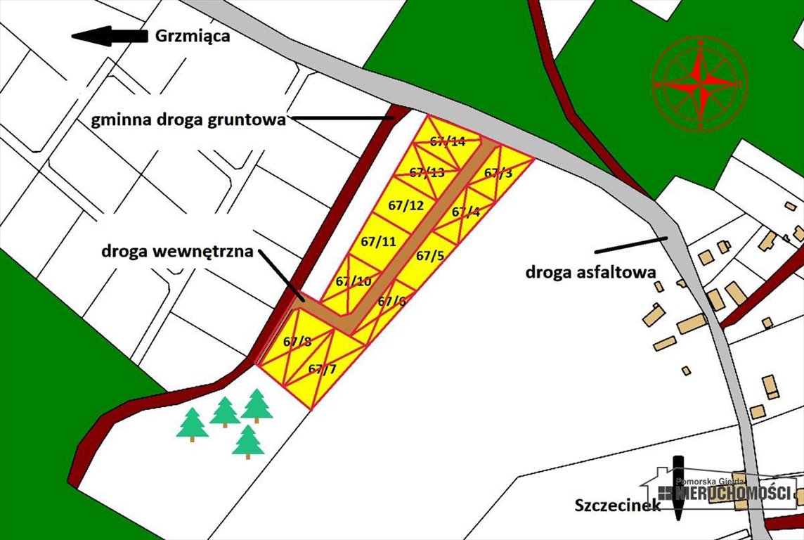 Działka budowlana na sprzedaż Radomyśl  1 202m2 Foto 4