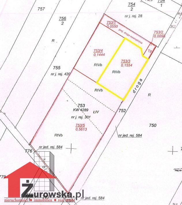 Działka inna na sprzedaż Kadłub, Kadłubski Piec, Dworcowa  1 554m2 Foto 1