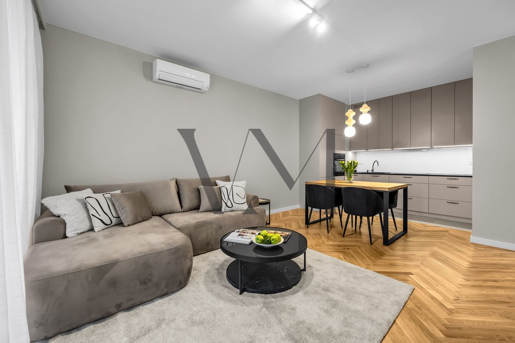 Nowoczesne 48 m2, 2 pokoje, balkon, klimatyzacja Warszawa, Wilanów, Marcelego Handelsmana 7  48m2 Foto 1