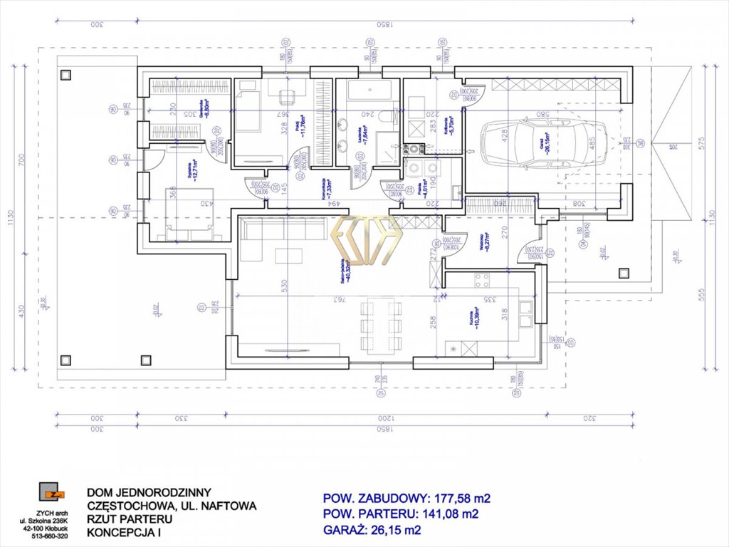 Działka budowlana na sprzedaż Częstochowa, Lisiniec, Naftowa  1 460m2 Foto 14