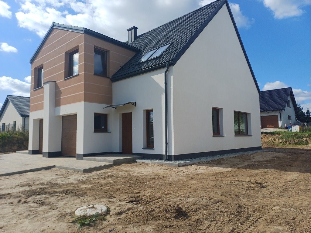 Zapraszam do obejrzenia nowoczesnego bliźniaka 117 m² w Łapinie Łapino Kartuskie, Krokusowa  117m2 Foto 1