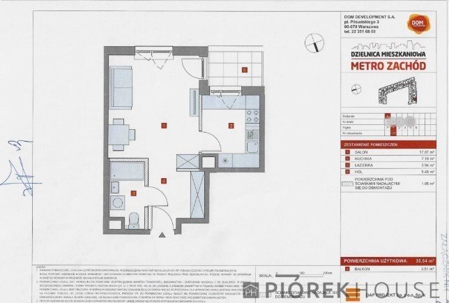 Na sprzedaż nowoczesne 1-pokojowe mieszkanie 35,5 m² z balkonem Warszawa, Bemowo, Lazurowa  36m2 Foto 1