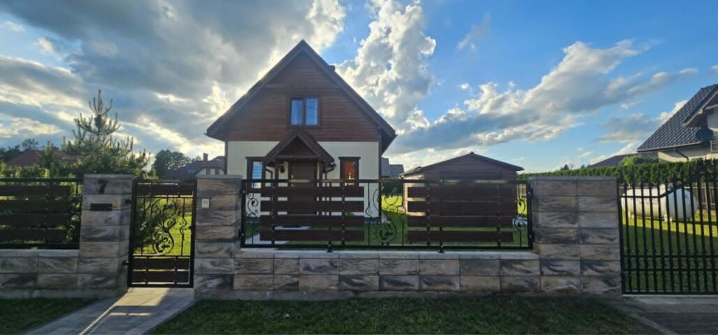 Zapraszam do obejrzenia nowoczesnego domu 80 m² z ogrodem w Myszyncu Myszyniec, Mazurska  80m2 Foto 1