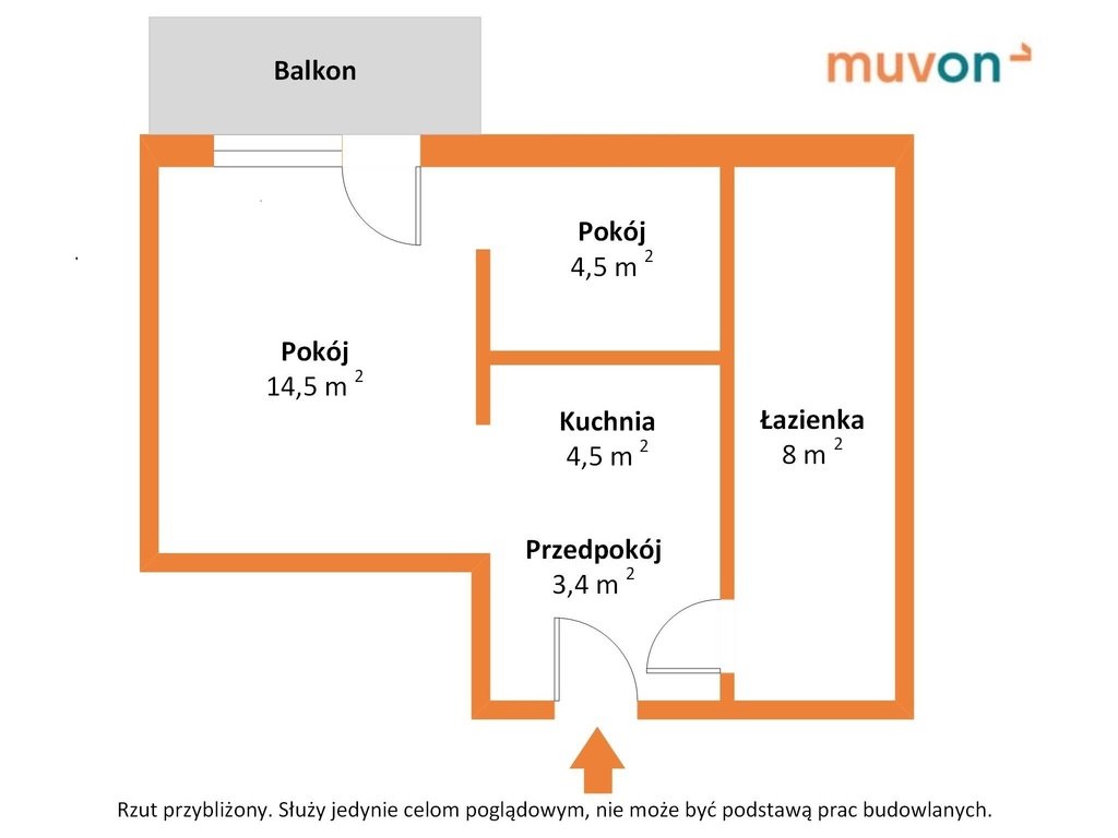 Kawalerka na sprzedaż Kiełczów, Południowa  34m2 Foto 11