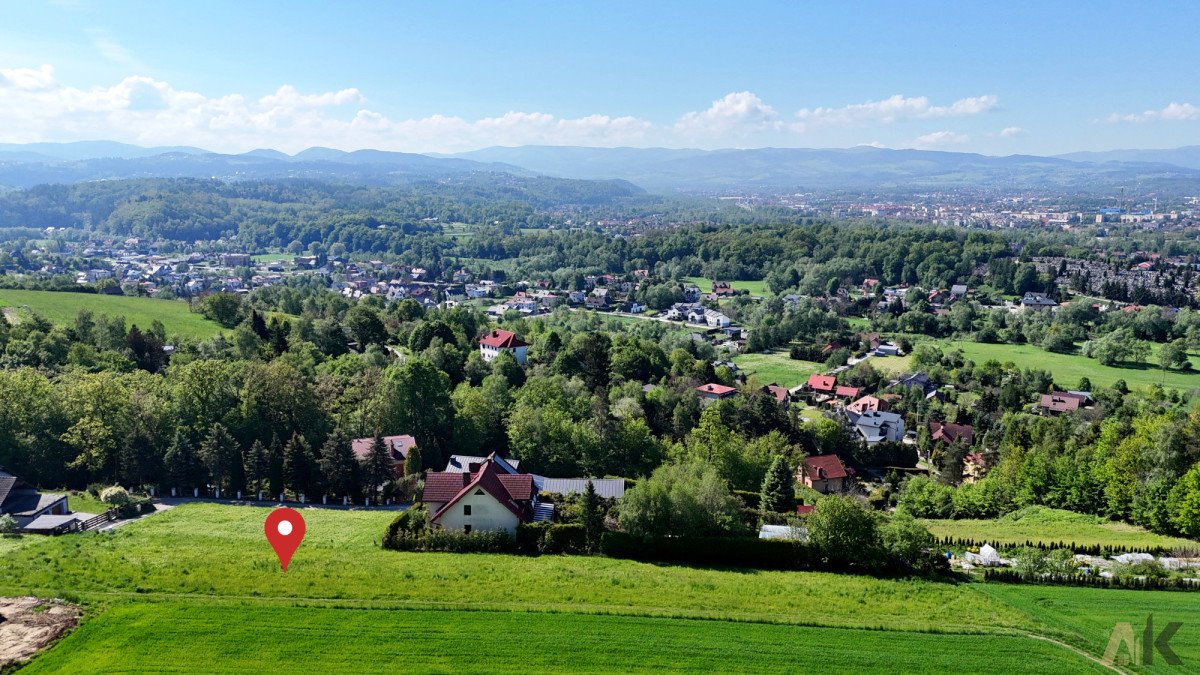 Działka budowlana z widokiem na Tatry i miasto, 24,5 ara Nowy Sącz, Chruślicka  2 447m2 Foto 1