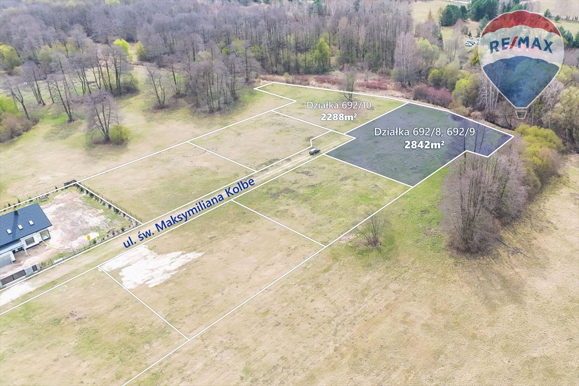 Sprzedam działkę budowlaną 2842 m² nad rzeką w Budach Zosinych Budy Zosine, Batalionu  2 842m2 Foto 1