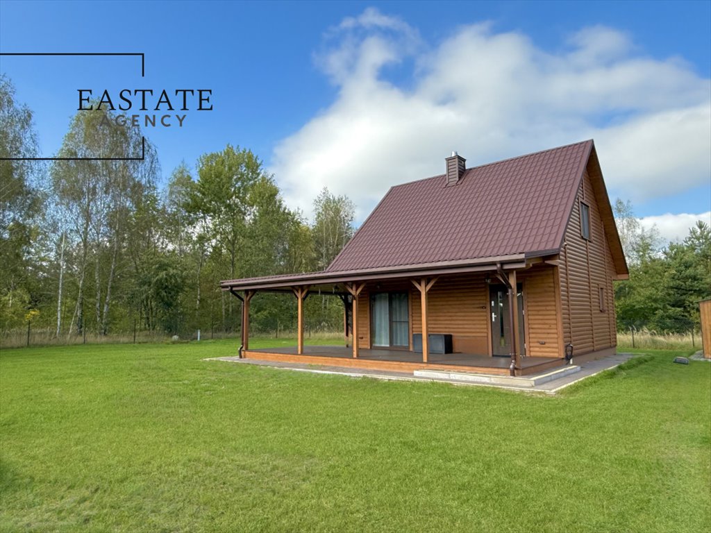 Nowoczesny dom 75 m² z kominkiem i tarasem w Urszulin Łomnica  75m2 Foto 1