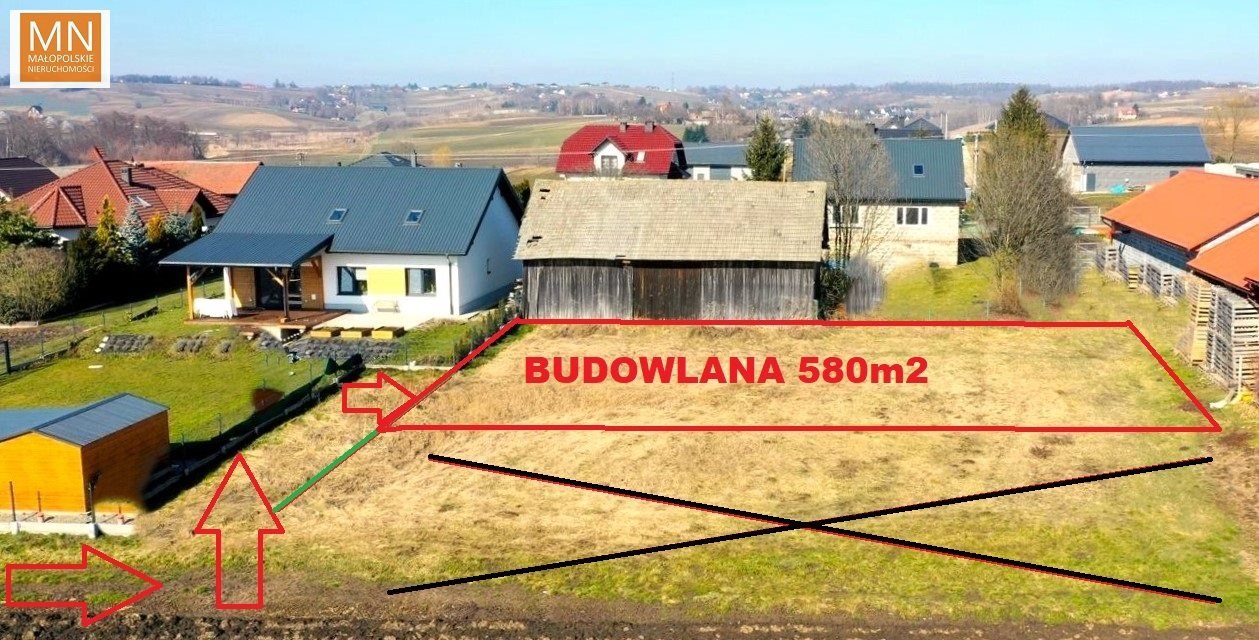 Działka budowlana na sprzedaż Karniów  582m2 Foto 2