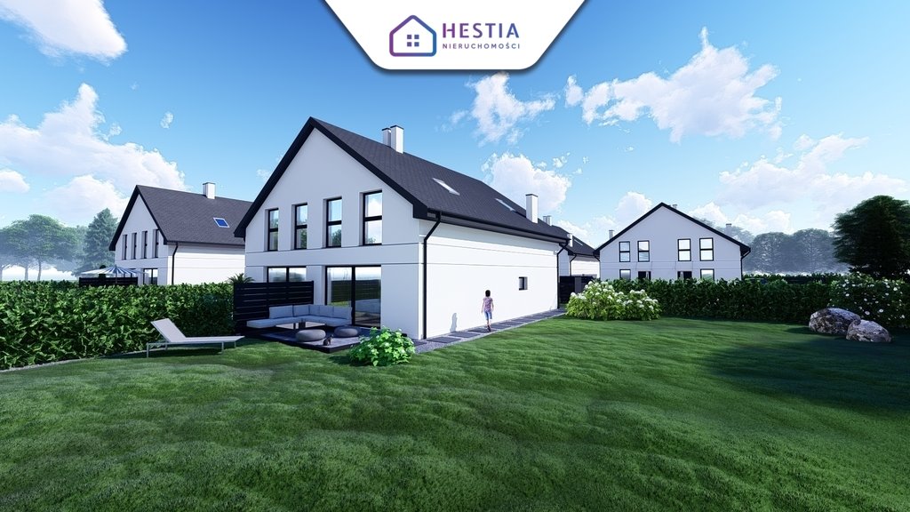 Nowoczesne bliźniaki w Dołujach z ogrodem i jasnymi wnętrzami Dołuje  113m2 Foto 1