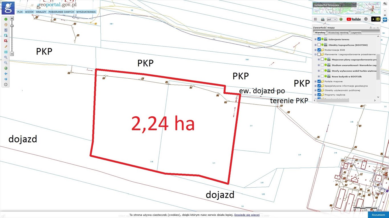 Działka inwestycyjna na sprzedaż Styków  11 218m2 Foto 7