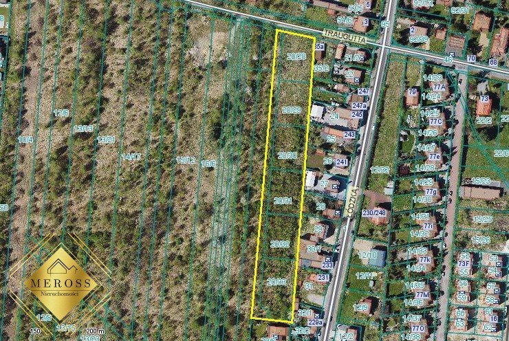 Działka 8983 m² z mediami, pod zabudowę jednorodzinną Częstochowa, Parkitka  8 983m2 Foto 1