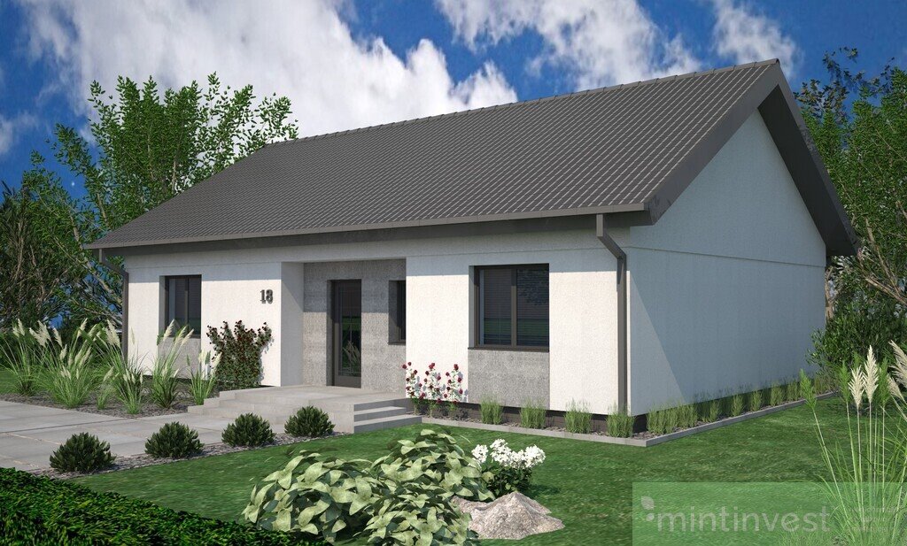 Nowoczesny dom 99,5 m2 z ogrzewaniem podłogowym i tarasem Goleniów  100m2 Foto 1