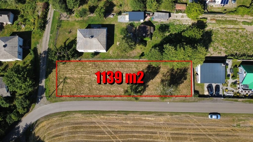 Działka siedliskowa 1139 m² w Mełgiew - media w działce Mełgiew  1 139m2 Foto 1