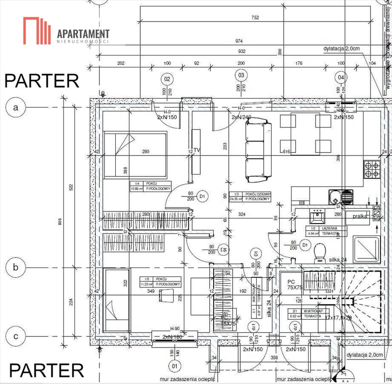 Mieszkanie trzypokojowe na sprzedaż Nowe Dobra  62m2 Foto 4