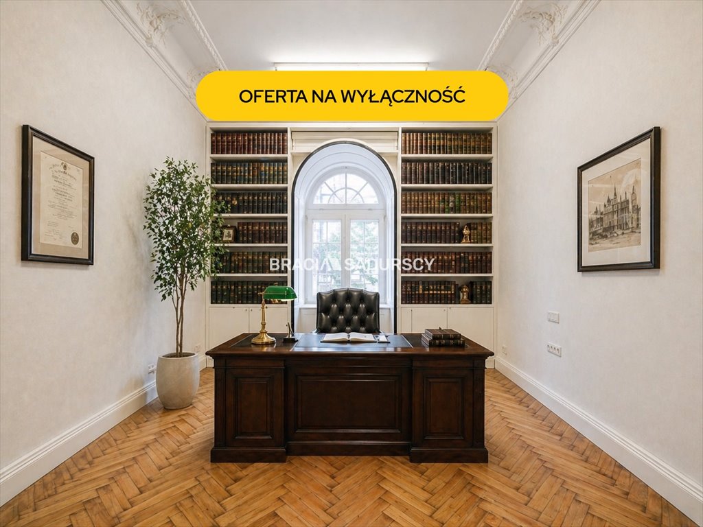 Przestronne biuro w kamienicy z XIX wieku, wysokie sufity Kraków, Stare Miasto, Pędzichów  35m2 Foto 1