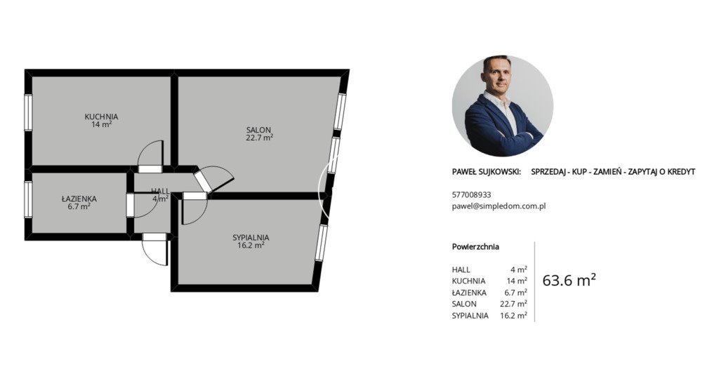 Mieszkanie dwupokojowe na sprzedaż Bydgoszcz, Bocianowo, Pomorska  67m2 Foto 18