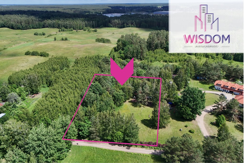 Działka 3048 m² z lasem, prąd (Wymój, blisko Olsztyna) Wymój  3 048m2 Foto 1