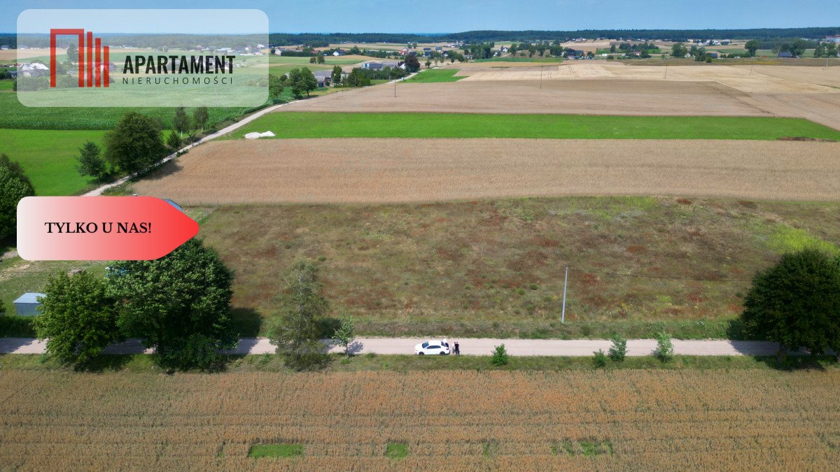 Działka budowlana 1108 m² z mediami, blisko jezior Pinczyn, Ciska  1 108m2 Foto 1