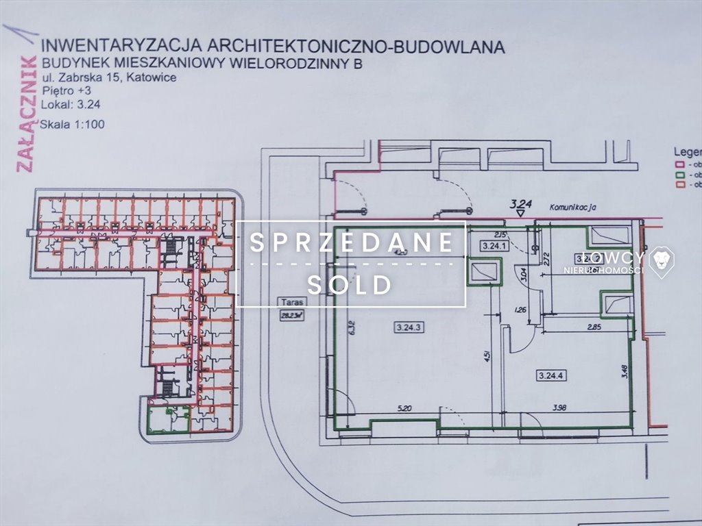 Mieszkanie dwupokojowe na sprzedaż Katowice, Centrum, Zabrska  55m2 Foto 6