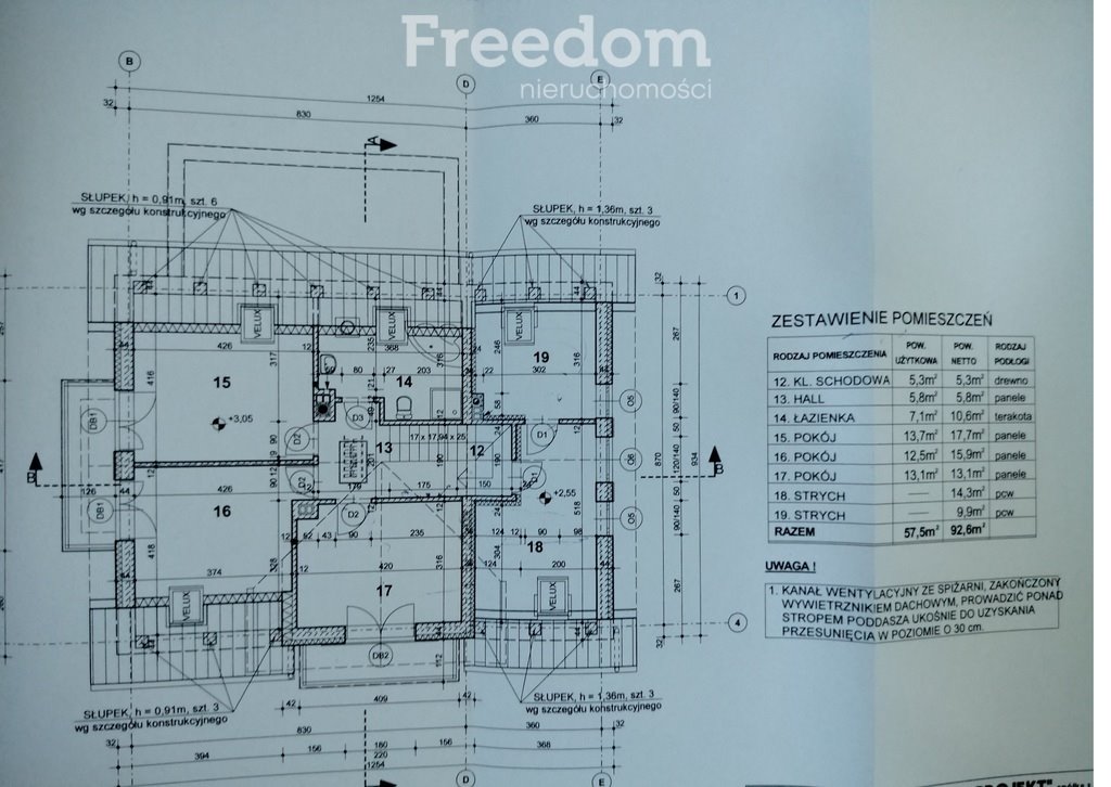 Działka budowlana na sprzedaż Baranów  1 000m2 Foto 9