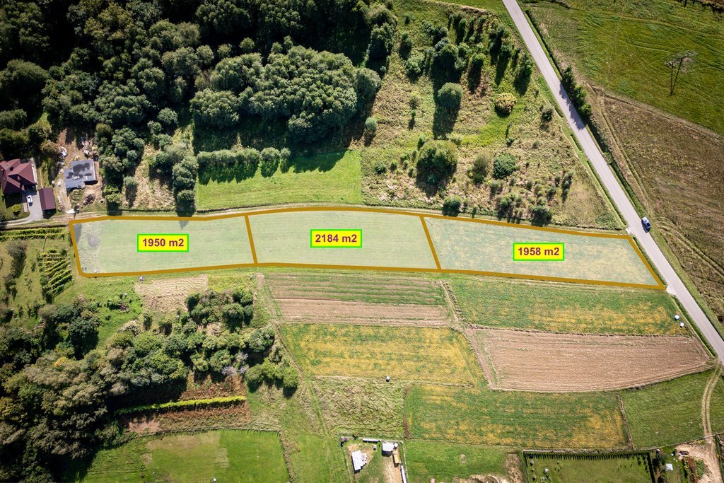 Działka budowlana na sprzedaż Dynów, ks. Józefa Ożoga  1 958m2 Foto 1