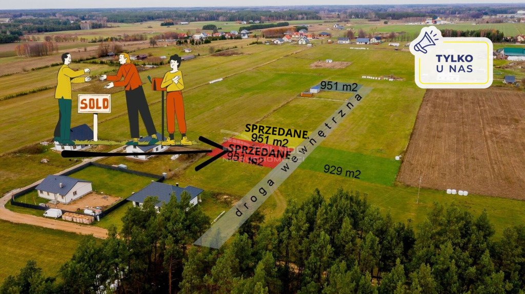 Działka budowlana na sprzedaż Zabłudów, św. Rocha  951m2 Foto 1