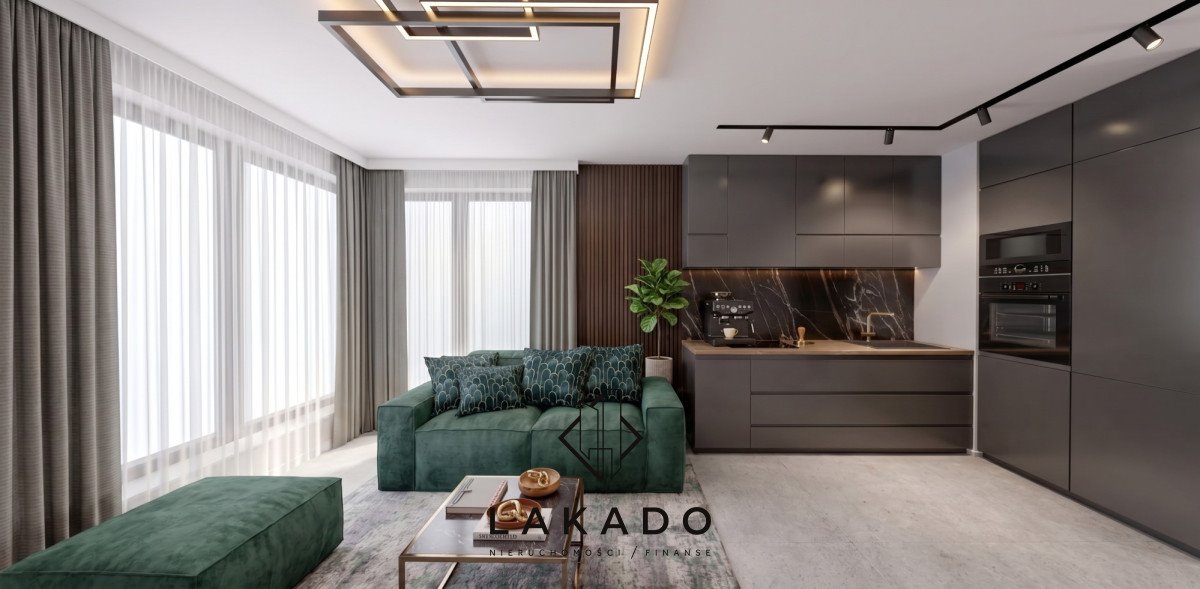 Do sprzedania nowoczesne 2-pokojowe mieszkanie 52 m² z dostępem do parku Kraków, Piaszczysta  52m2 Foto 1