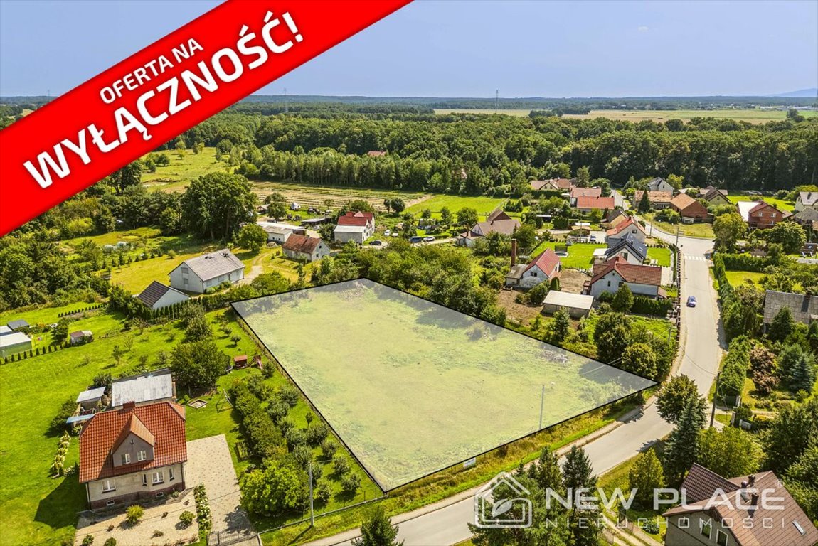 Działka budowlana na sprzedaż Księginice, Wrocławska  4 146m2 Foto 1
