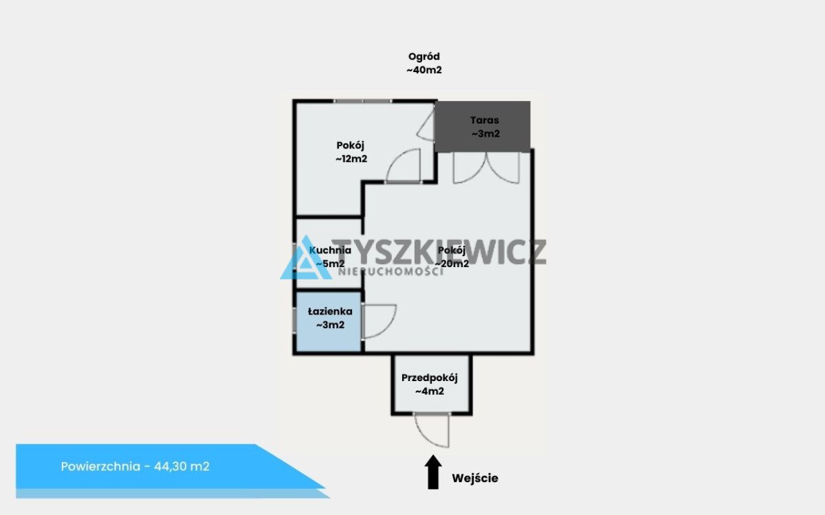 Mieszkanie dwupokojowe na sprzedaż Rumia, Kosynierów  44m2 Foto 3