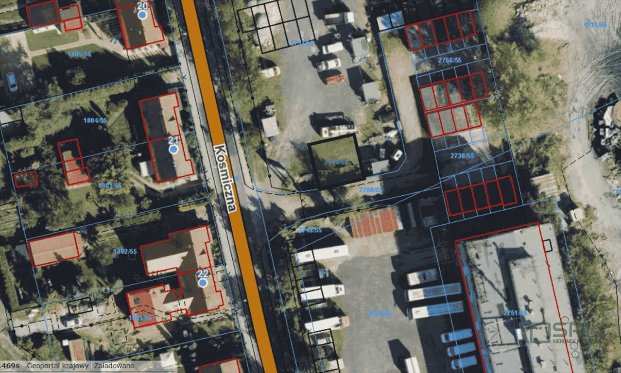 Działka 99 m² w Giszowcu, bez dostępu do drogi Katowice, Giszowiec, Kosmiczna  99m2 Foto 1