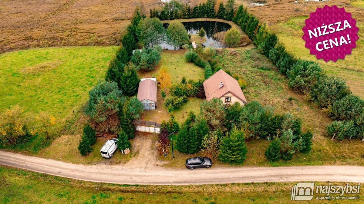 Urokliwy dom z widokiem na staw i las, 4 pokoje - zapraszam Rydzewo, obrzeża  100m2 Foto 1