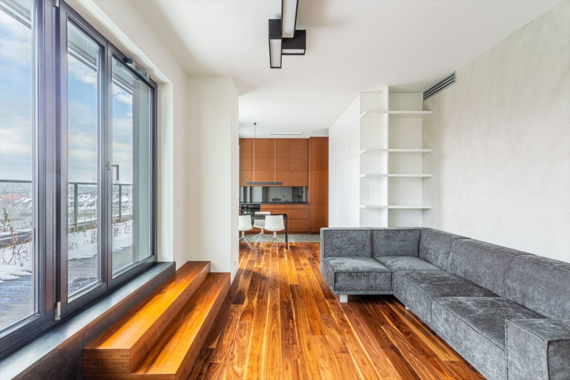 Apartament na ostatnim piętrze z tarasem i widokiem na Stadion Warszawa, Mokotów Sielce, Sielecka  78m2 Foto 1