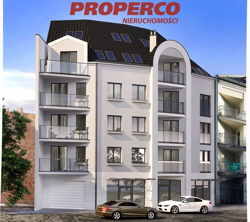Zapraszam do nowoczesnego 2-pokojowego mieszkania z poddaszem i garażem Kielce, Centrum, Starodomaszowska  56m2 Foto 1