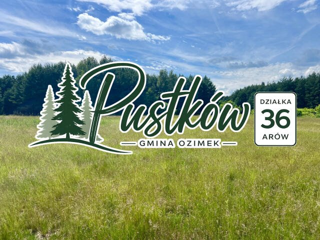 Działka 3592 m² z lasem pod inwestycję lub dom polecam Pustków, Rumiankowa  3 592m2 Foto 1