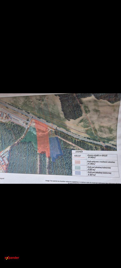 Polecam działkę 35 000 m² pod inwestycję z dostępem asfalt, media, możliwość podziału Widełka  35 000m2 Foto 1