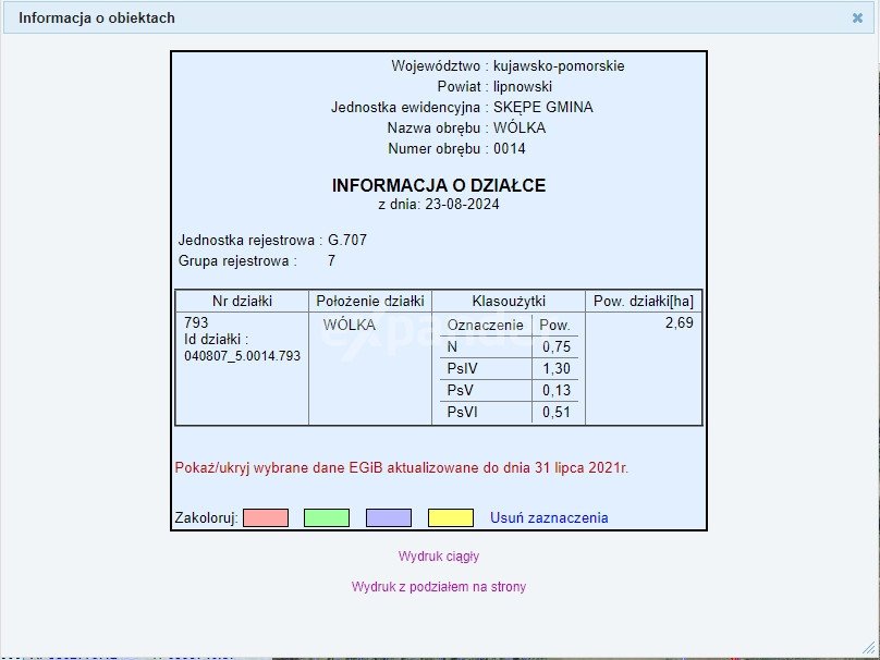 Działka rolna na sprzedaż Wólka  26 900m2 Foto 5