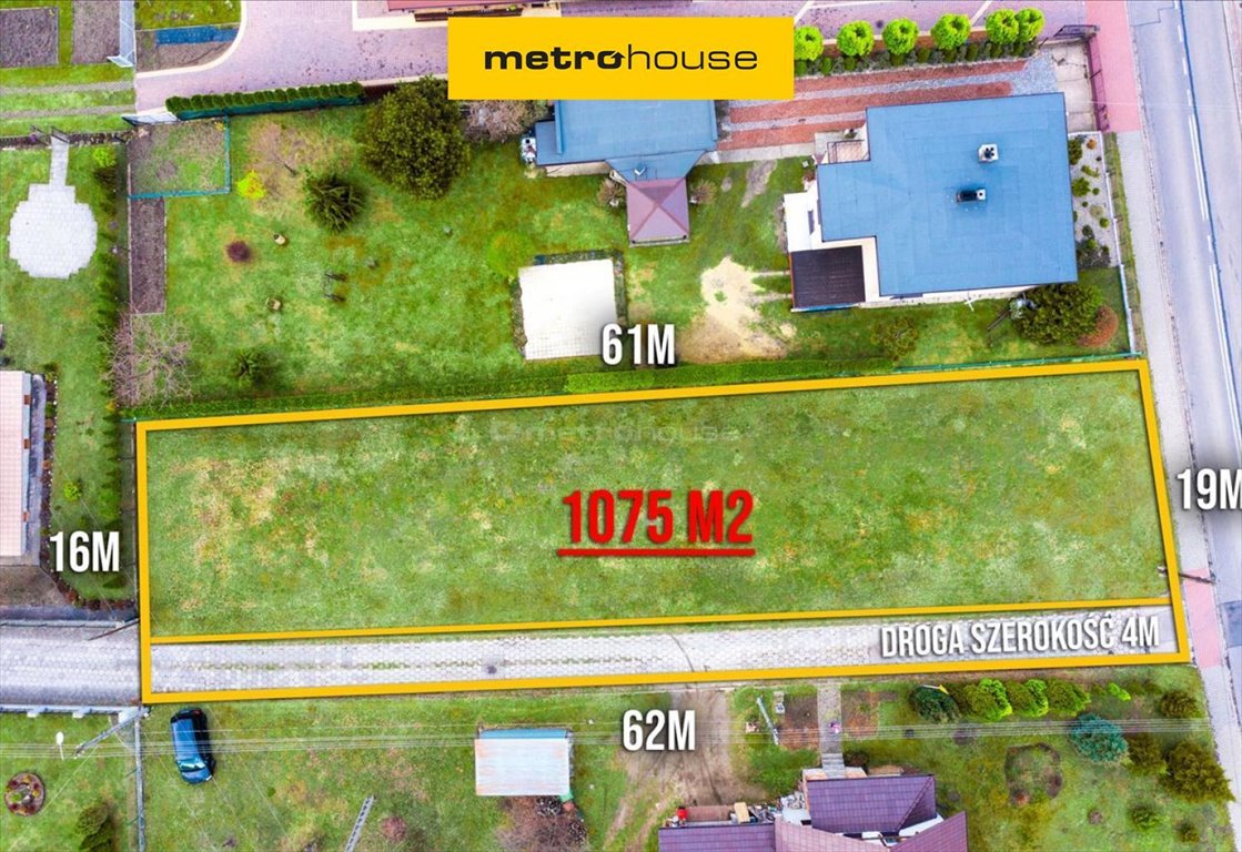 Działka budowlana na sprzedaż Rybnik, Okulickiego  1 075m2 Foto 1