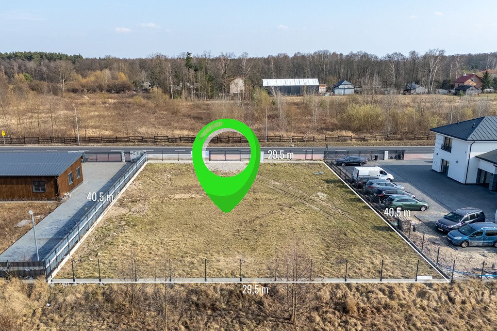Działka 1200 m² z dwoma wjazdami i WZ, ogrodzona Okuniew, Zabraniecka 18  1 200m2 Foto 1