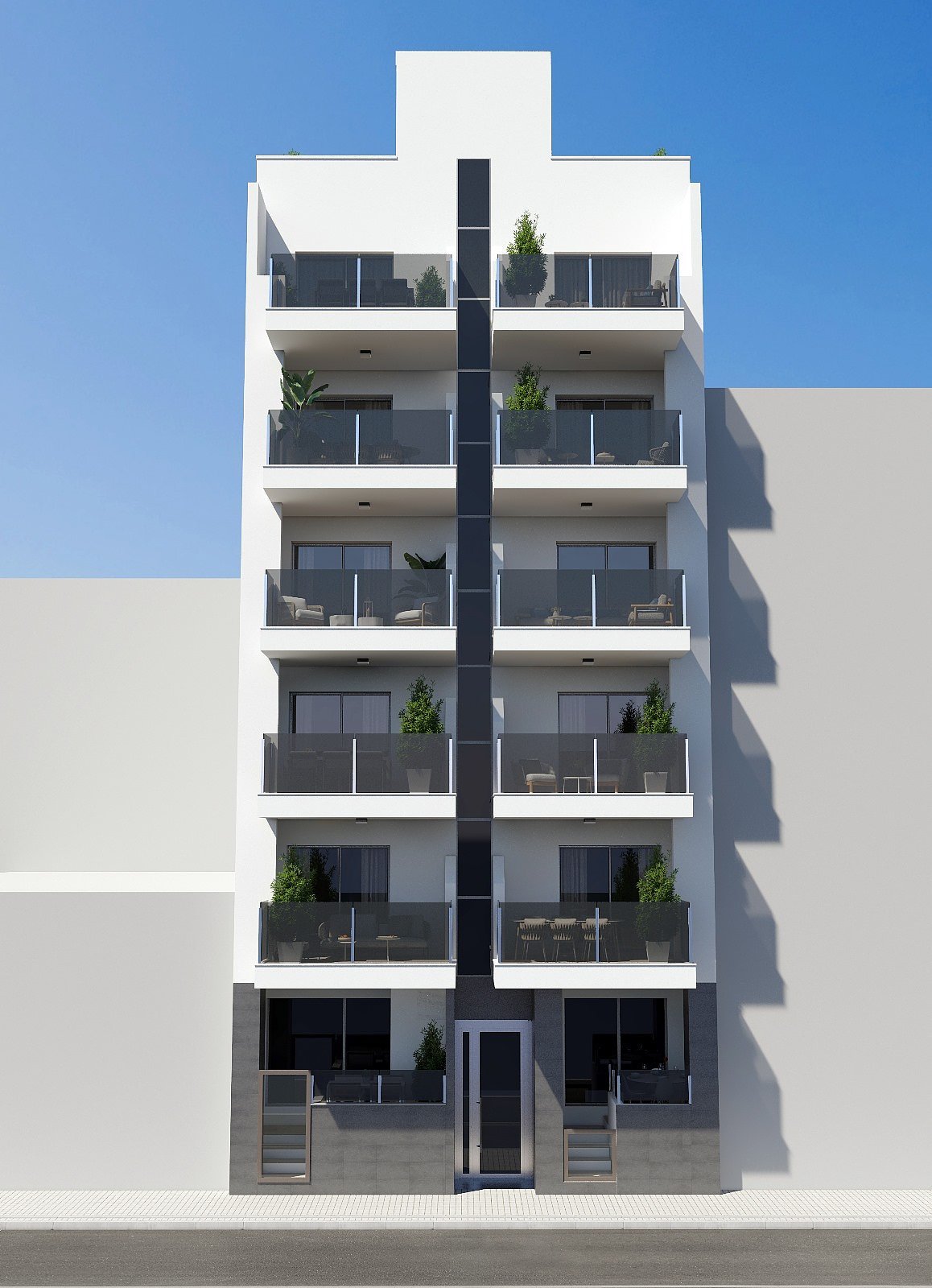 Nowe 3-syp. apartamenty blisko Playa del Cura w Torrevieja Hiszpania, Torrevieja Centro, Torrevieja Centro, Torrevieja, Alicante  110m2 Foto 1
