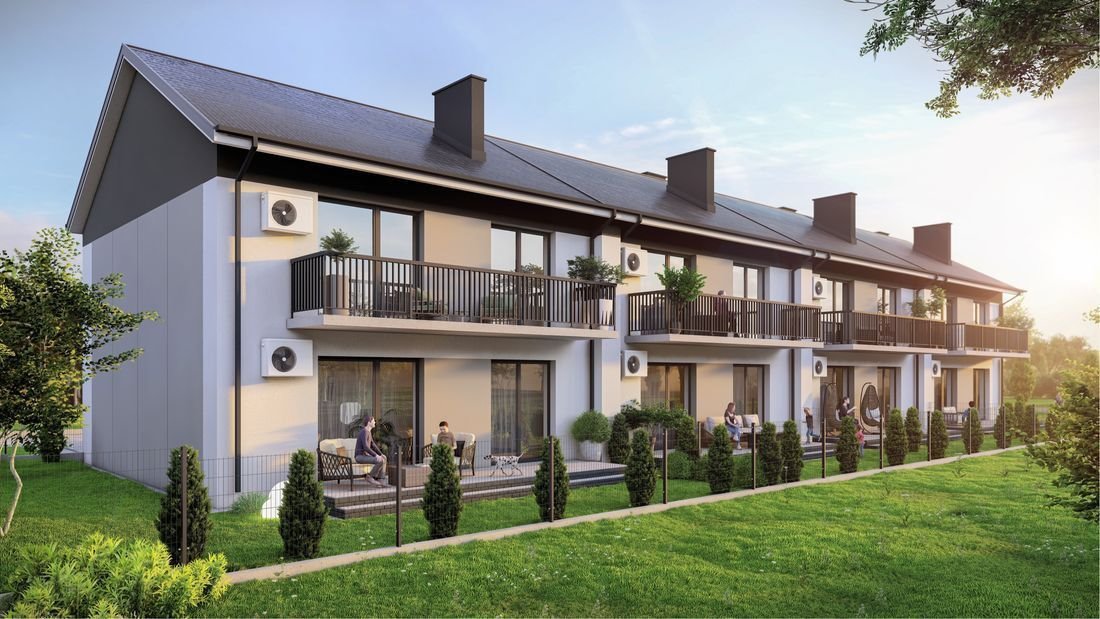 Nowoczesne 3 pokoje z prywatnym ogrodem 132 m² w Głogowie Głogów Małopolski, Bursztynowa  64m2 Foto 1