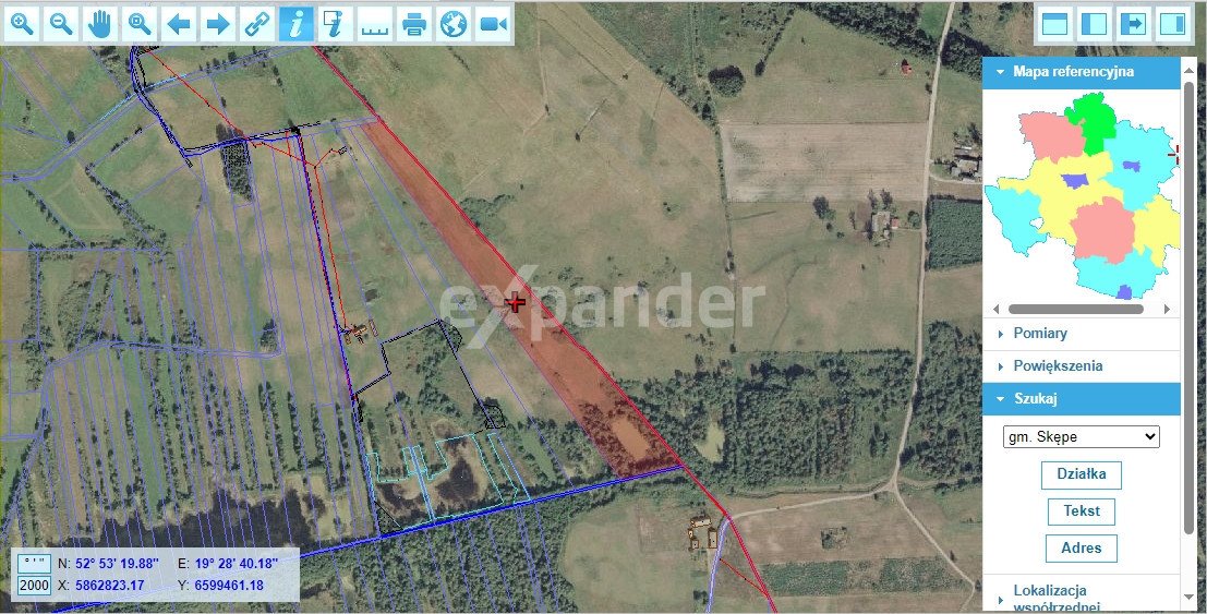Działka 2,69 ha z oczkiem wodnym i dostępem do mediów Wólka  26 900m2 Foto 1