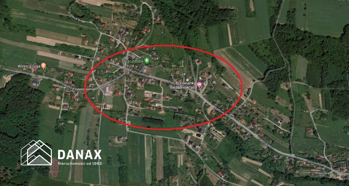 Działka budowlana 1500 m² w Burowie z pełnym uzbrojeniem Burów  1 500m2 Foto 1