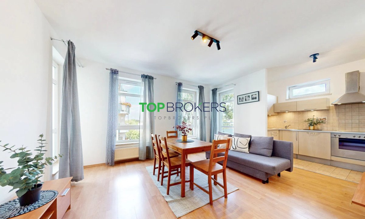 Zapraszam do wynajmu 2-pokojowego mieszkania 47 m² na Saskiej Kępie Warszawa, Praga-Południe Saska Kępa, Plac Przymierza  47m2 Foto 1