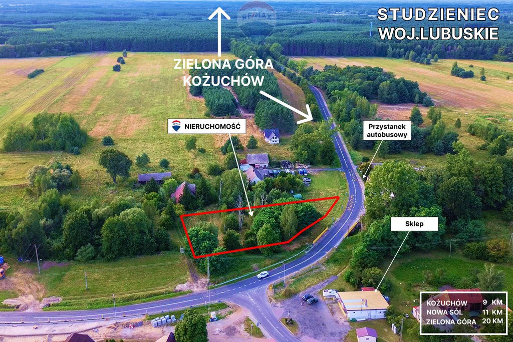 Działka budowlana na sprzedaż Studzieniec  3 028m2 Foto 8