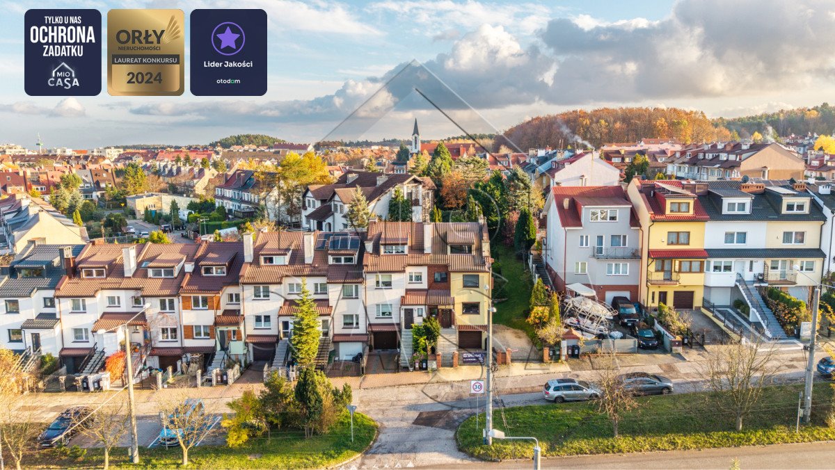 Ekskluzywny dom 240 m2 w Dąbrowie z ogrodem i garażem Gdynia, Dąbrowa, Miętowa  240m2 Foto 1