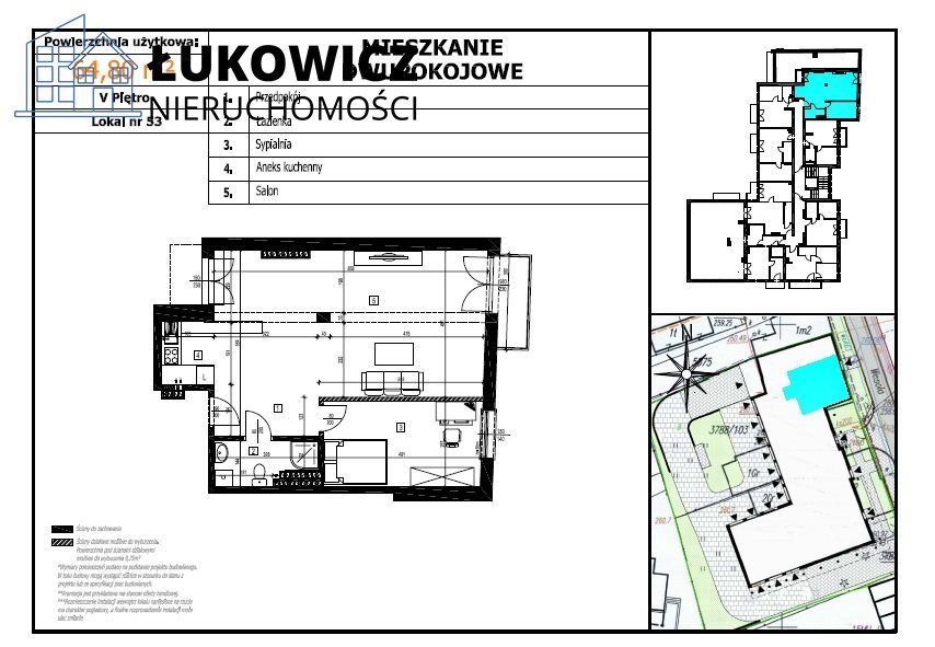 Mieszkanie dwupokojowe na sprzedaż Czechowice-Dziedzice  65m2 Foto 8
