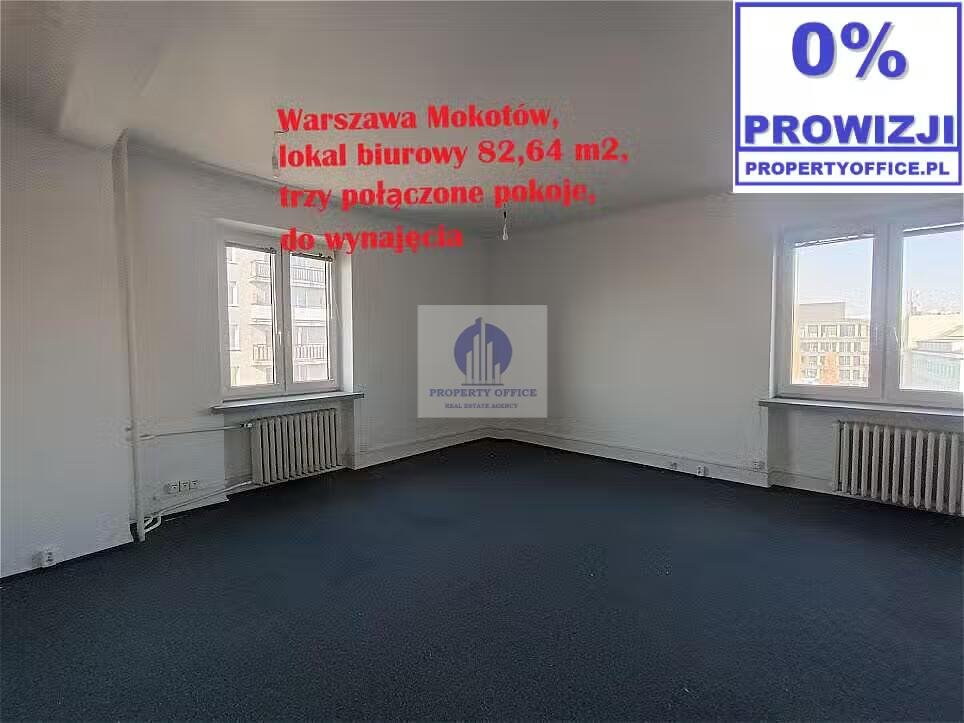 Nowoczesny lokal biurowy 82m2 z klimatyzacją i salą konferencyjną Warszawa, Mokotów, Chełmska  83m2 Foto 1